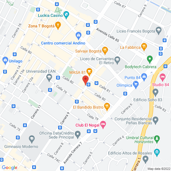 Mapa de Prosantafé S.A.