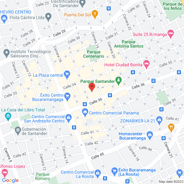 Map of Proservis Empresa De Servicios Generales S.A.