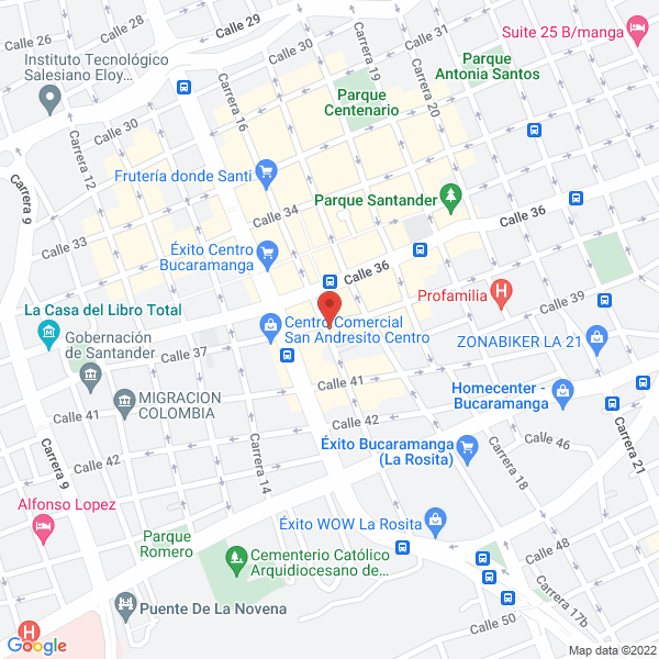Map of Proyección Creativa