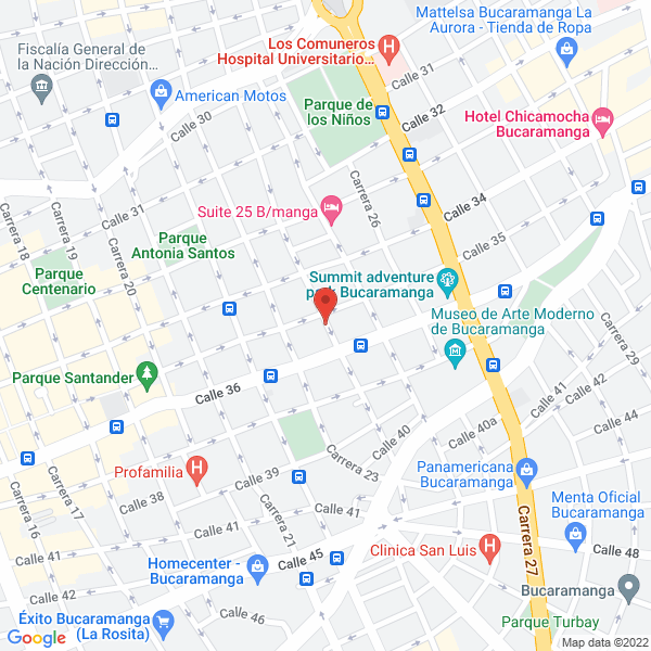Map of Rojas Lizcano Luis Alfredo