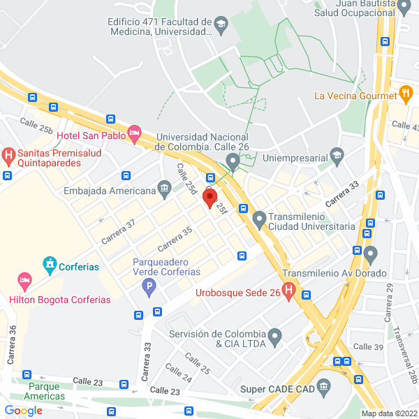 Mapa de Romaquin Ltda.