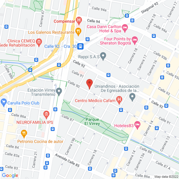 Mapa de Noldata Ltda.