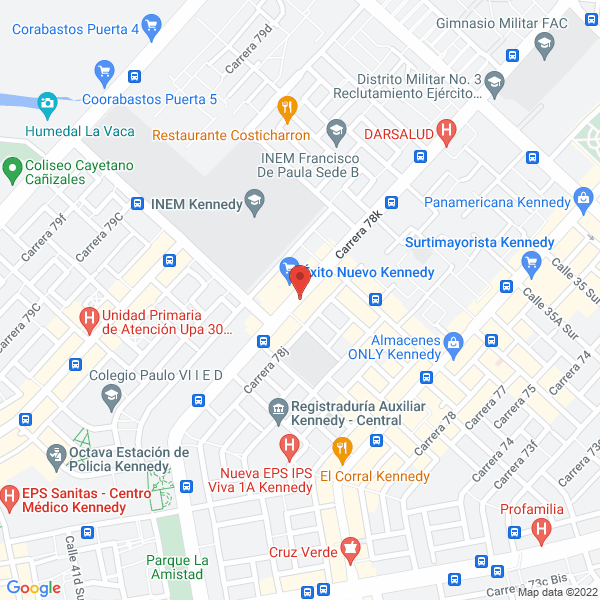 Mapa de Casino Bogaloo