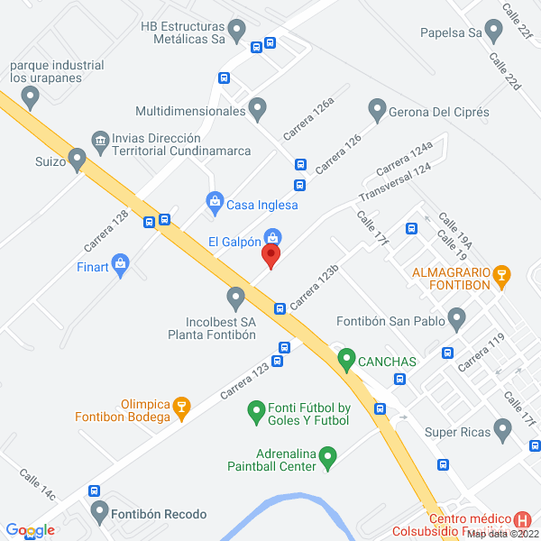 Mapa de Nubal S.A.