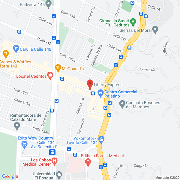 Mapa de Q Grill