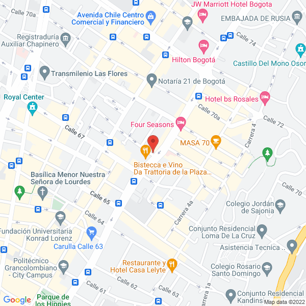 Mapa de Quadro A. S.A.S.