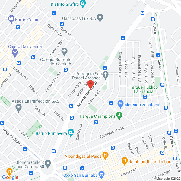 Mapa de Quesería La 50