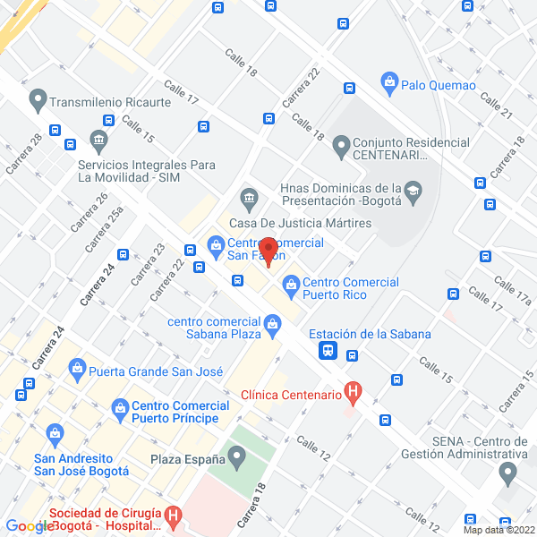 Mapa de Pipe Gold Services S.A.S.