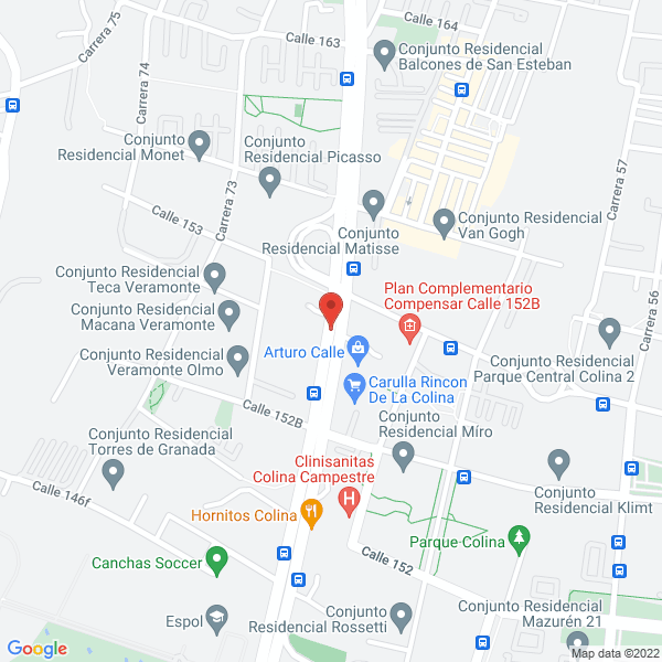 Mapa de Pisos Bambú De Colombia S.A.S.