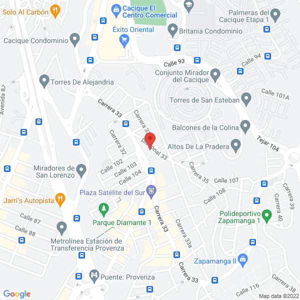 Map of Pisos Mayorga