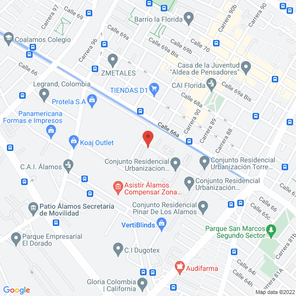 Mapa de Security Business & Technology S.A.S.