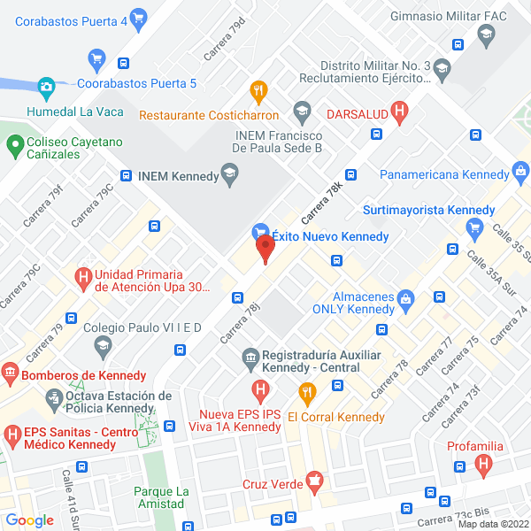 Mapa de Security Center Aaa Ltda.