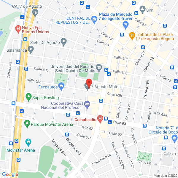 Mapa de Segimar Ltda. Agencia De Seguros