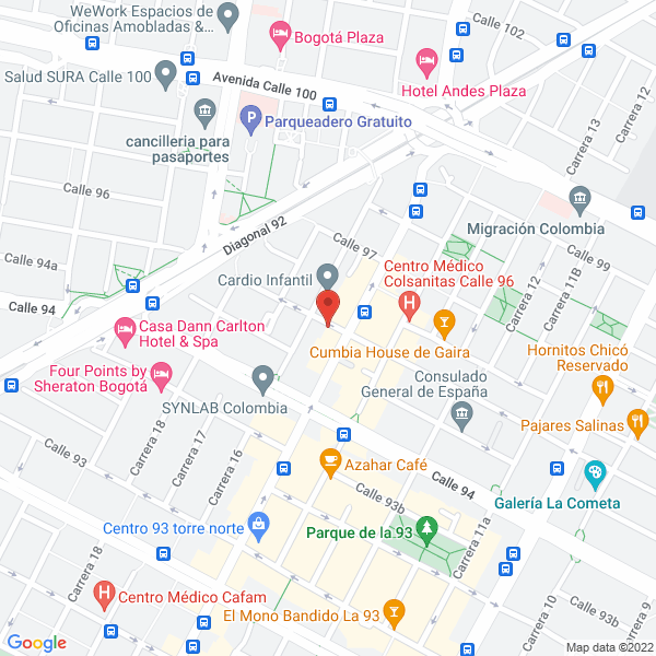 Mapa de Oncomab S.A.