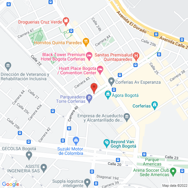 Mapa de Open Glass Systems S.A.S.