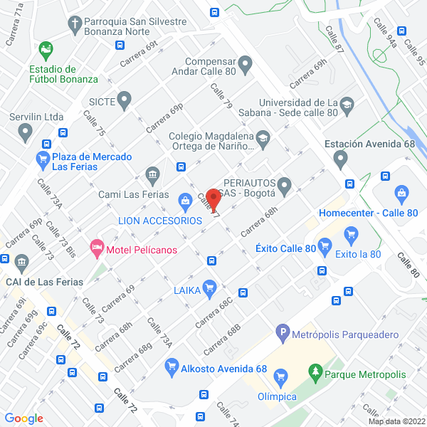 Mapa de Servi-Archivos Ltda