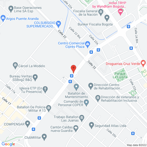 Mapa de Serviauto Relampago