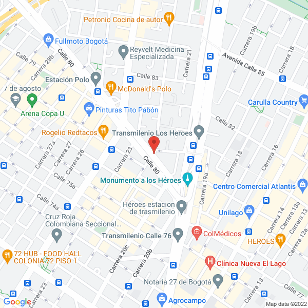 Mapa de Servicanes De Colombia Ltda