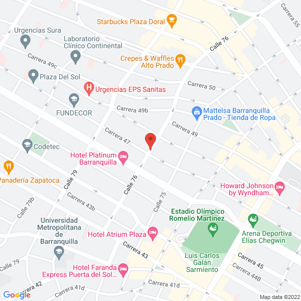Map of Servicentro Gym