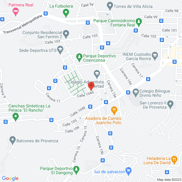 Map of Servicio Electrónico Avanzado