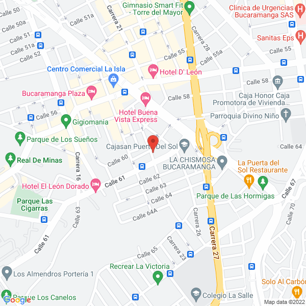 Map of Servicio Especializado Mazda & Fiat Ltda.