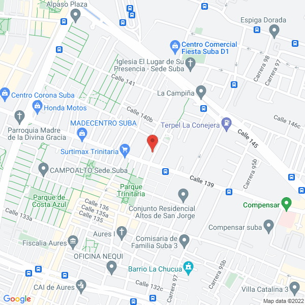 Mapa de Servicio Técnico Automotríz JM Suba