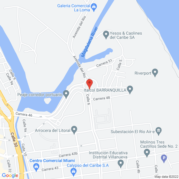 Map of Servicios Alfa S.A.S.