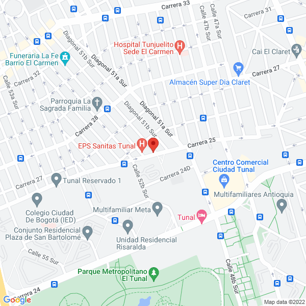 Mapa de Restaurante Y Pescaderia Mana