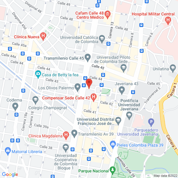 Mapa de Revisión Plus Chapinero