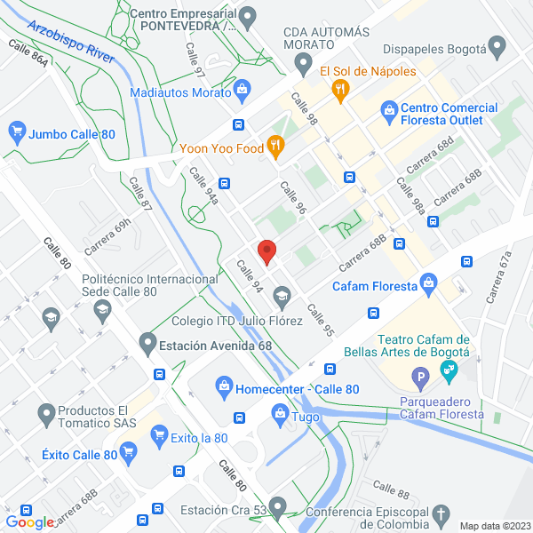 Mapa de Reparaciones Locativas De Colombia Jb Ltda.