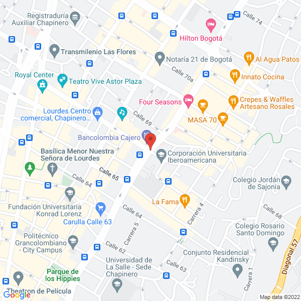 Mapa de Rpg Abogados S.A.S.