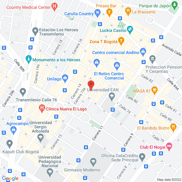 Mapa de Rrez Impresores