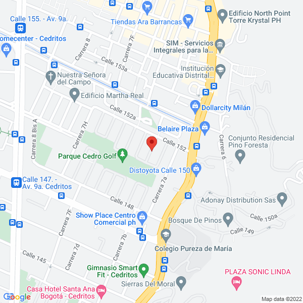 Mapa de Rrh Ingeniería S.A.S.
