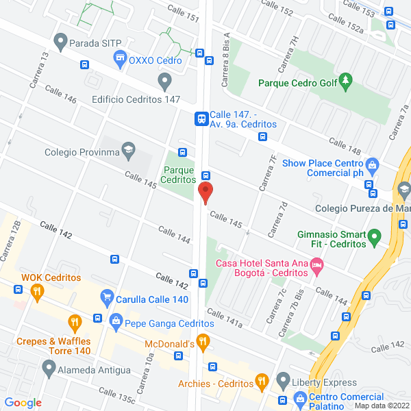 Mapa de Rsc Agencia De Seguros Cúa. Ltda.