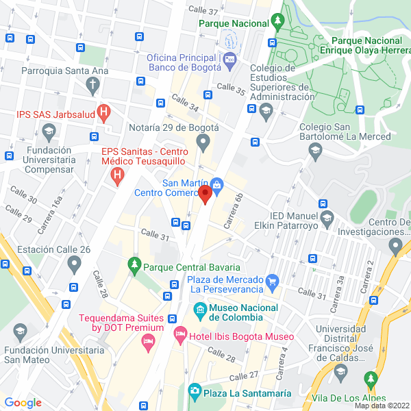 Mapa de Rst Asociados Especializados S.A.S.