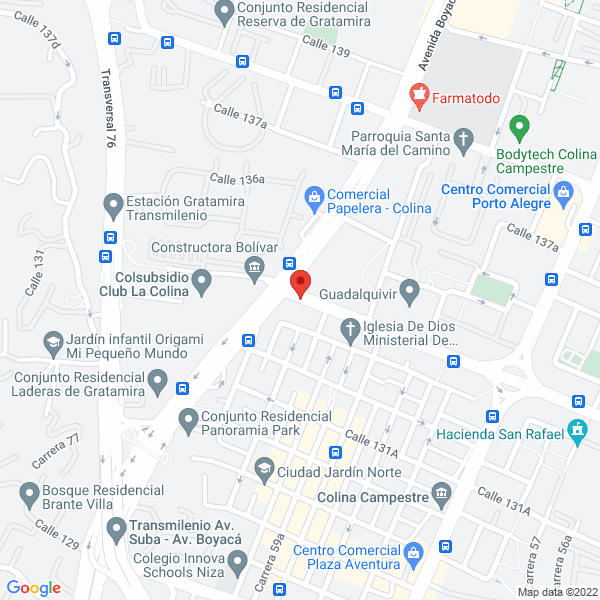 Mapa de Plus Informática E.U.
