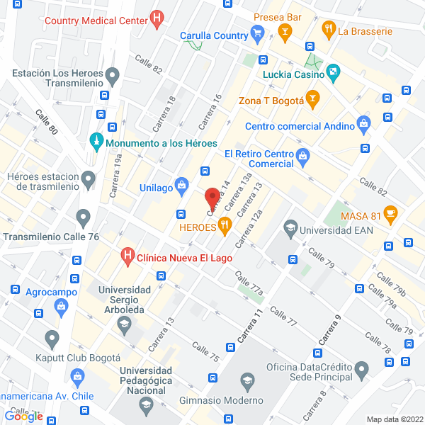 Mapa de Plus+ Administradora De Seguros Ltda