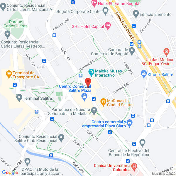 Mapa de Asadero El Pollo Broaster