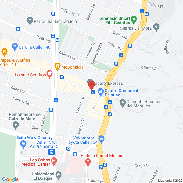 Mapa de Restaurante Don Santicos