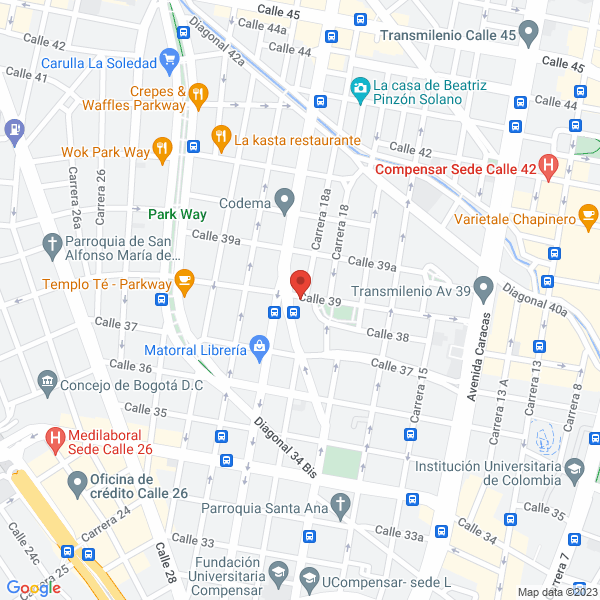Mapa de Restaurante Tierra Señorial