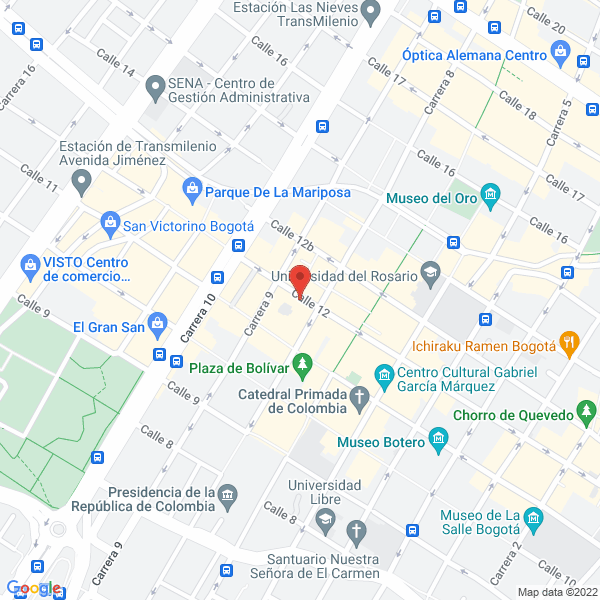 Mapa de Sanchez & Gacha Abogados Asociados S.A.S.
