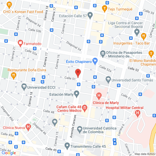 Mapa de Sandwich Cubanisimos