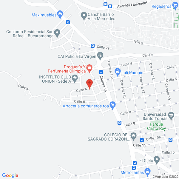 Map of Santandereana De Carrocerías