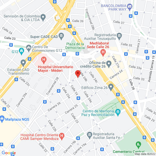 Mapa de Proyectos Especiales Ingeniería S.A.