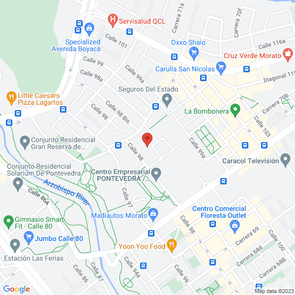 Mapa de Proyectos Y Arquitectura Rp Ltda.