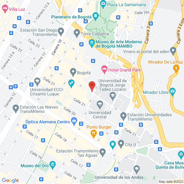 Mapa de Parqueadero El Porton De La 22