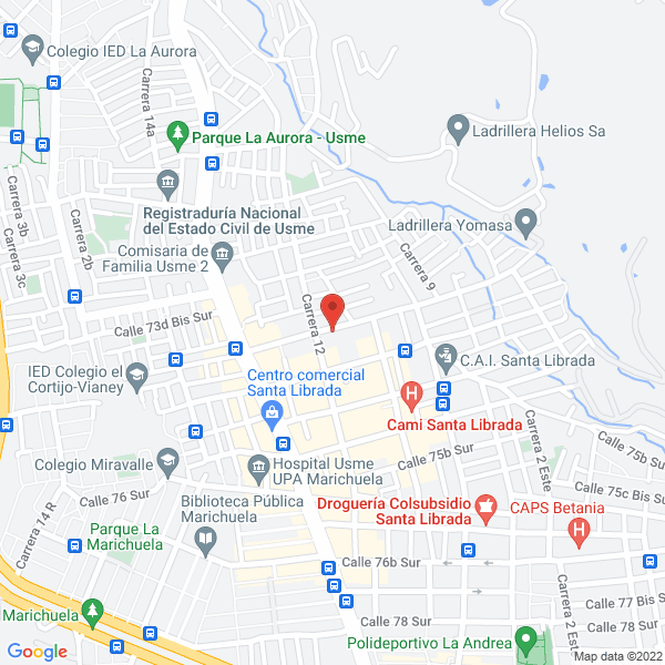 Mapa de Parqueadero La Esmeralda De La 74