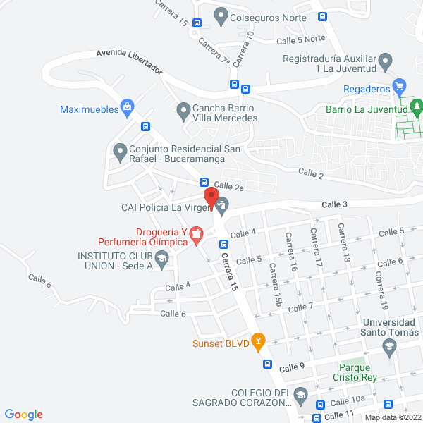 Map of Parqueadero La Virgen