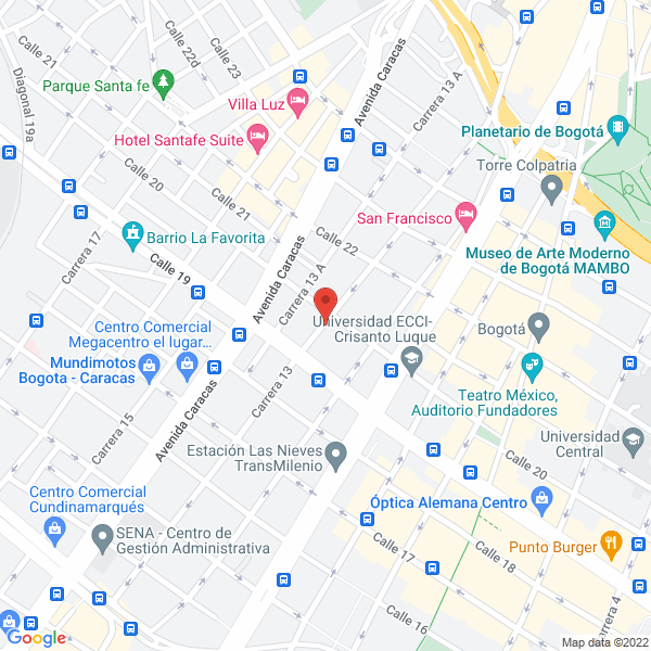 Mapa de Parqueadero Luis Alfredo Soler Moreno