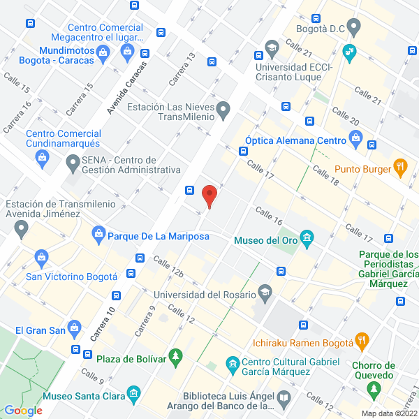 Mapa de Riegoteo Ltda.
